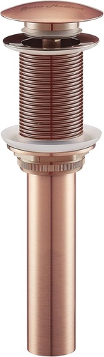 [BRSWYELQOICQA2YY] Residential Non-Overflow Pop Up Sink Drain 1.75" in Rose Gold