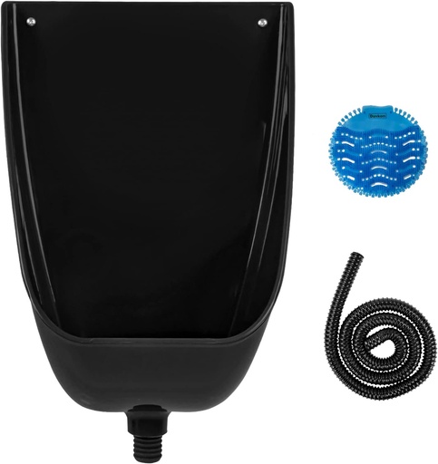 [BRSRMHQHOIFGYCLB] Düvkori® Plastic Urinals For Men,Black,Urinals For Men,Urinal,Male Urinal,Urinals,Outdoor Toilet,Mens Urinal,Urinal For Men,Waterless Urinal,Urine Diverter,Urinals For Men Bathroom,Urinals Large